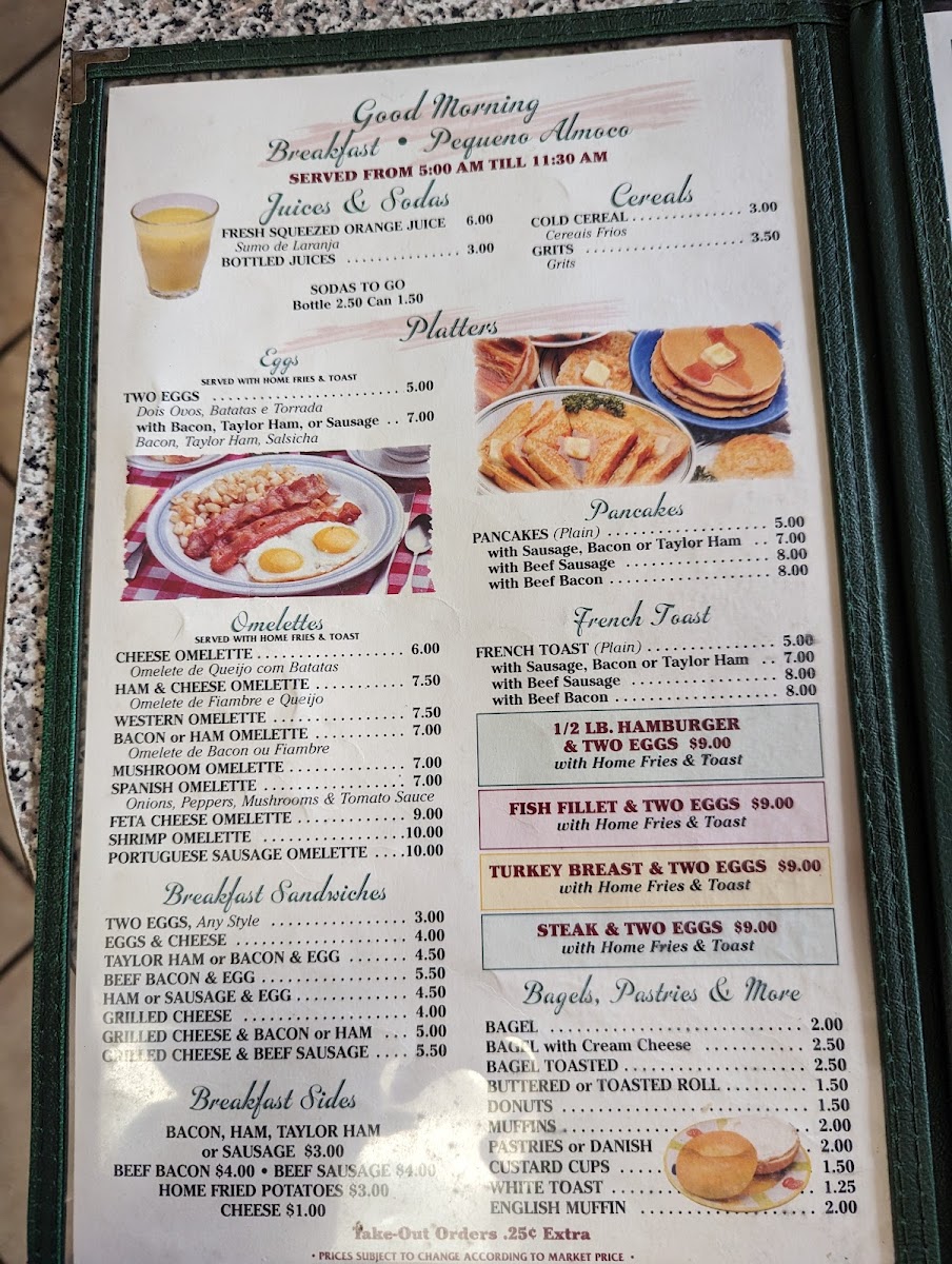 Hot Spot Diner Menu - Image 4
