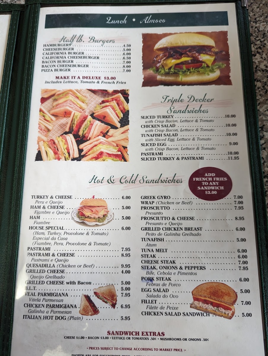 Hot Spot Diner Menu - Image 6
